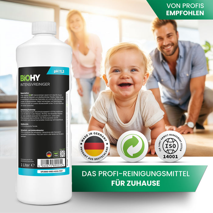 BiOHY intensive cleaner, industrial cleaner, universal cleaner, cleaning agent concentrate