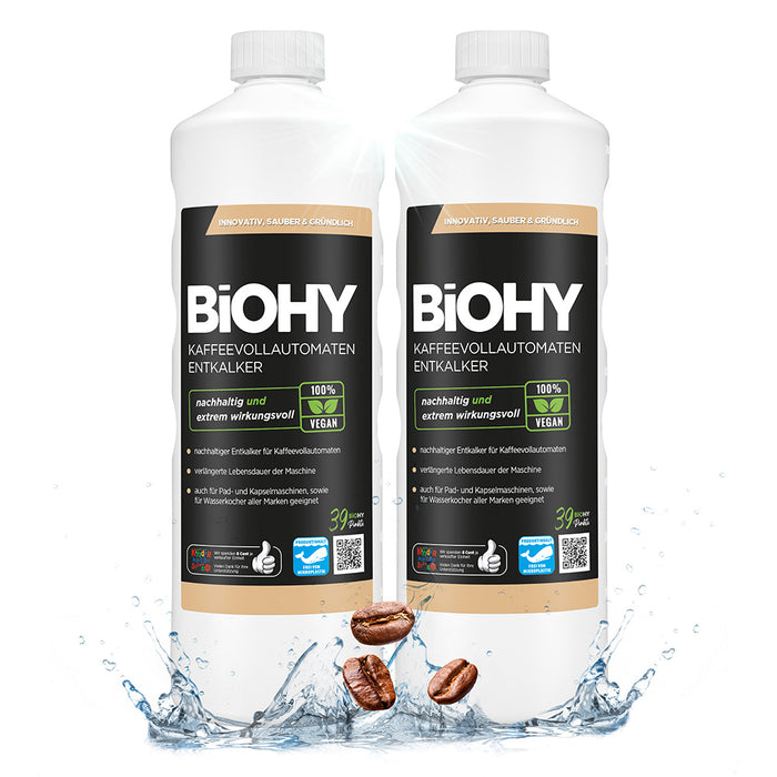 BiOHY fully automatic coffee machines Descaler, limescale remover, descaler, limescale remover