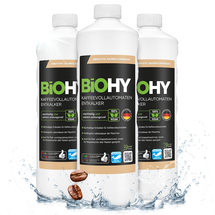 BiOHY fully automatic coffee machines Descaler, limescale remover, descaler, limescale remover