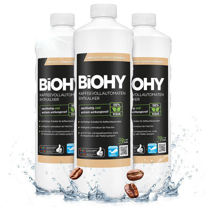 BiOHY fully automatic coffee machines Descaler, limescale remover, descaler, limescale remover