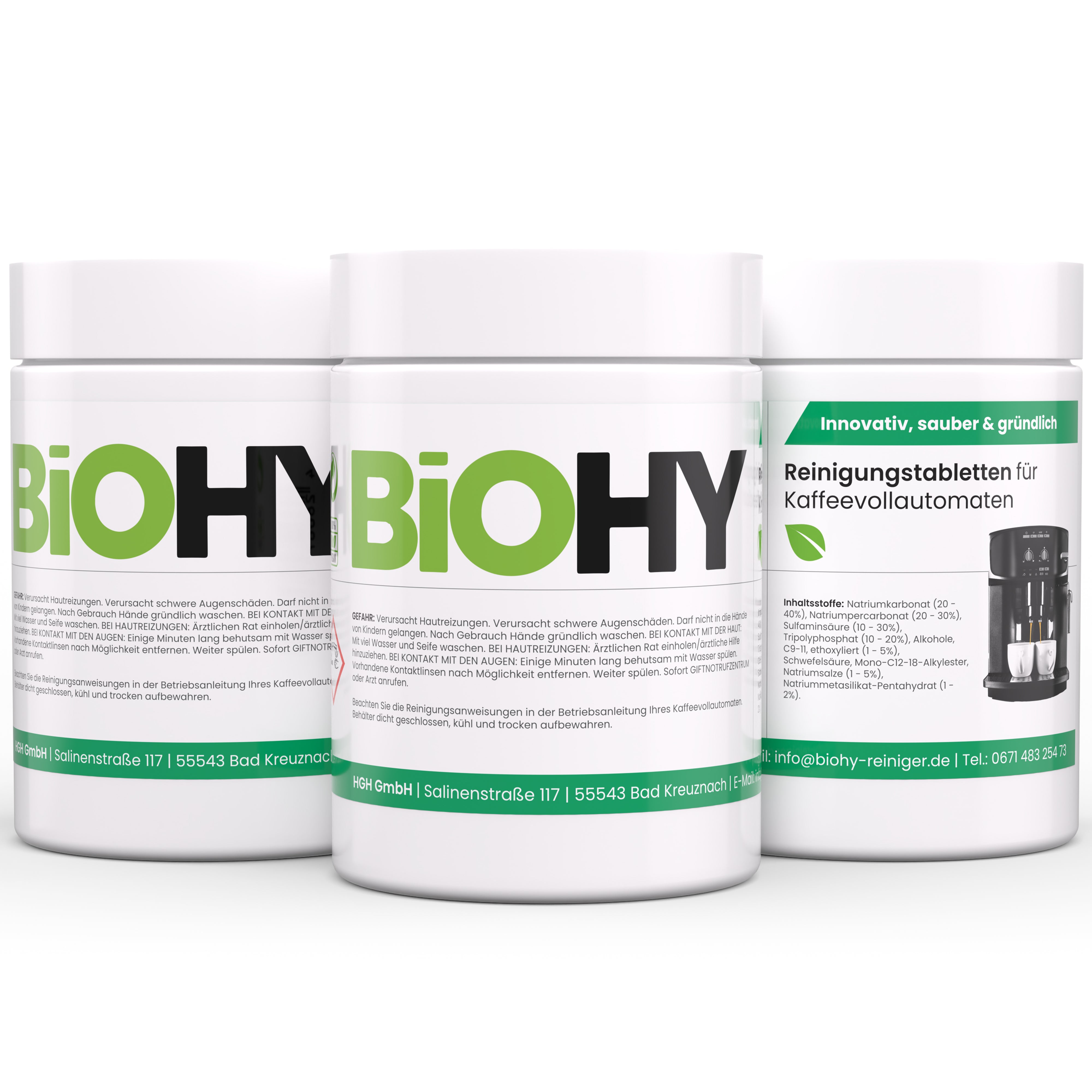BiOHY cleaning tablets for fully automatic coffee machines, descaling tablets, fully automatic coffee machines descaler, coffee machines cleaning tabs