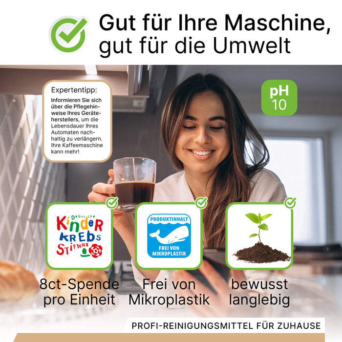 BiOHY cleaning tablets for fully automatic coffee machines, descaling tablets, fully automatic coffee machines descaler, coffee machines cleaning tabs