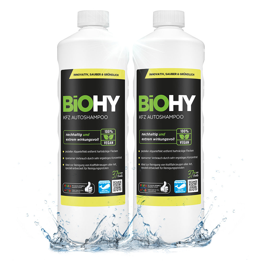 BiOHY car shampoo, car wash, car shampoo, foam cleaner