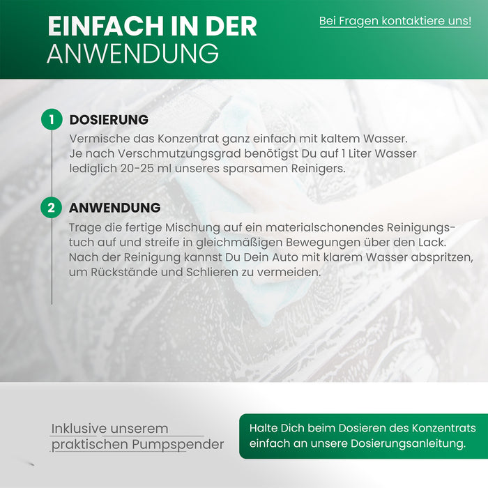 BiOHY car shampoo, car wash, car shampoo, foam cleaner