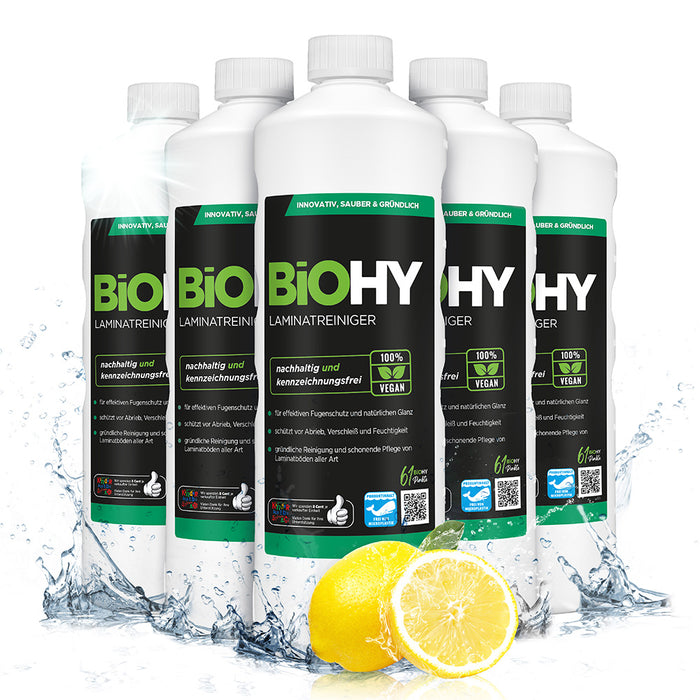 BiOHY laminate cleaner, laminate care, vinyl cleaner, laminate care products
