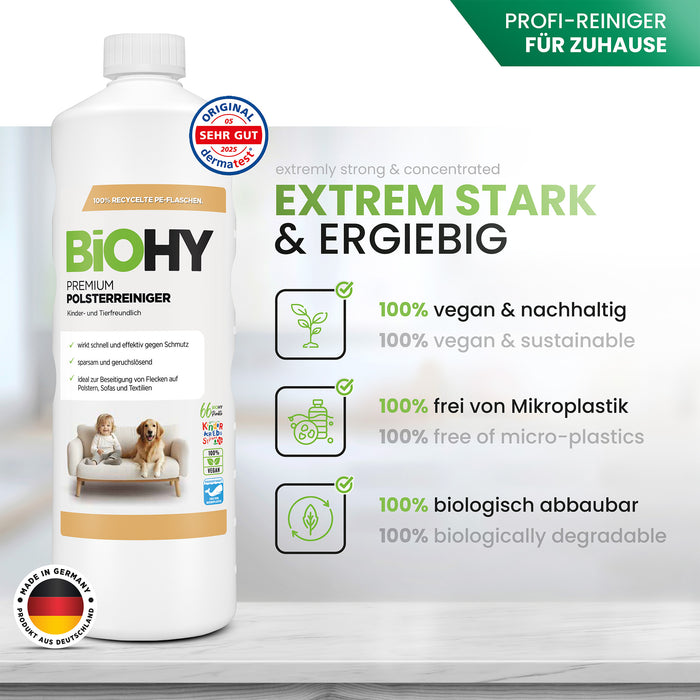 Premium upholstery cleaner, textile cleaner, upholstery cleaning agent, sofa cleaner