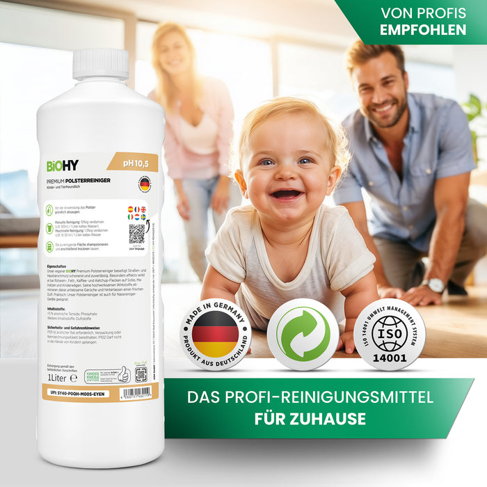 Premium upholstery cleaner, textile cleaner, upholstery cleaning agent, sofa cleaner