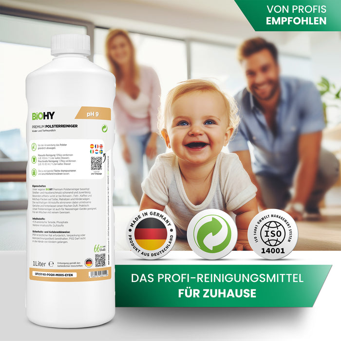 Premium upholstery cleaner, textile cleaner, upholstery cleaning agent, sofa cleaner