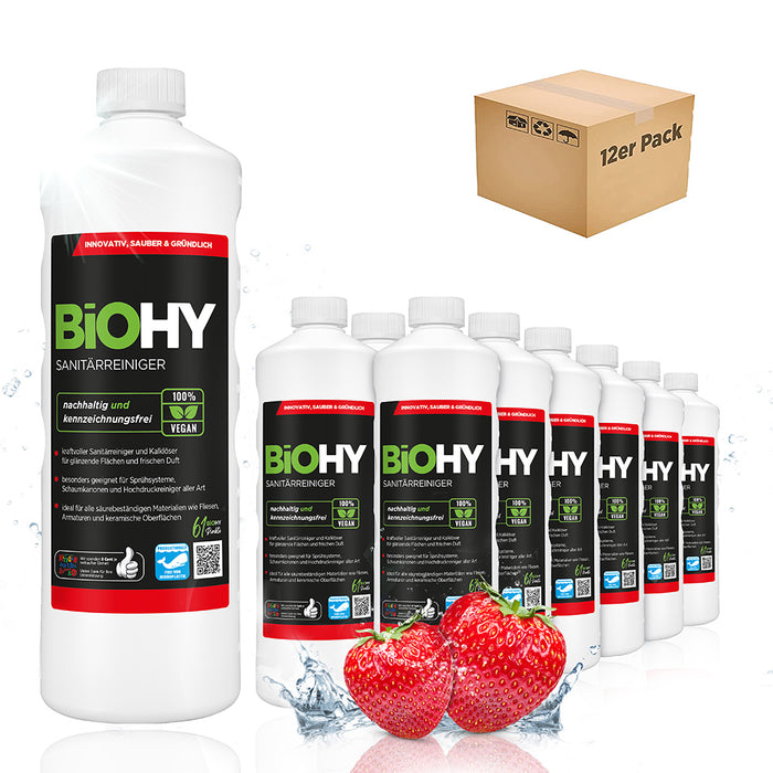 BiOHY sanitary cleaner, bathroom cleaner, limescale remover, bathroom cleaner