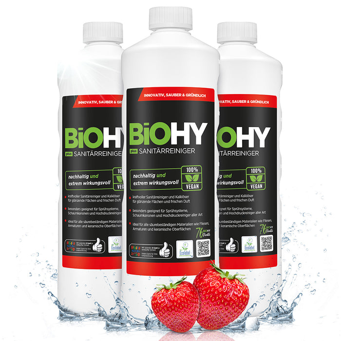 BiOHY sanitary cleaner, bathroom cleaner, limescale remover, bathroom cleaner