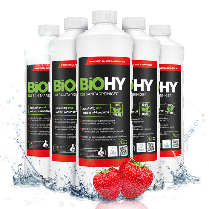 BiOHY sanitary cleaner, bathroom cleaner, limescale remover, bathroom cleaner