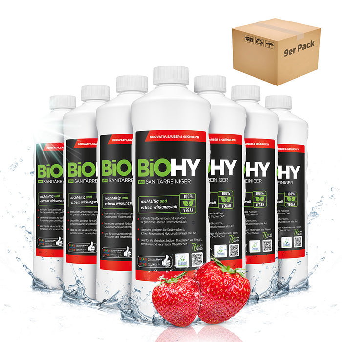 BiOHY sanitary cleaner, bathroom cleaner, limescale remover, bathroom cleaner