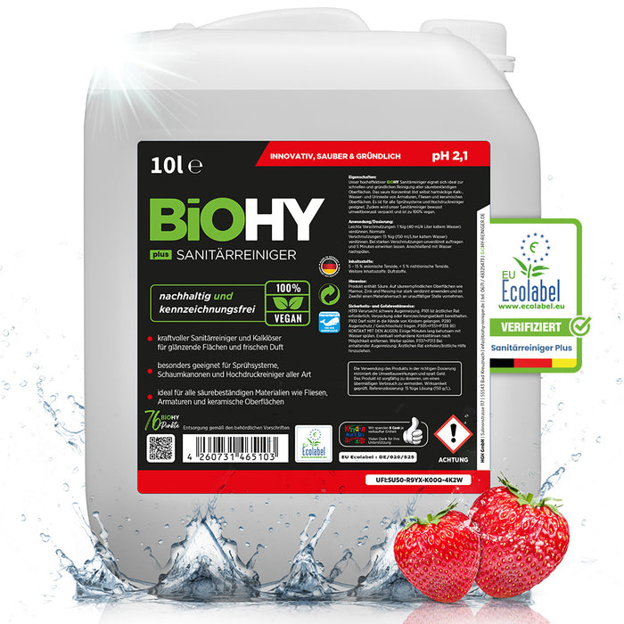BiOHY sanitary cleaner, bathroom cleaner, limescale remover, bathroom cleaner