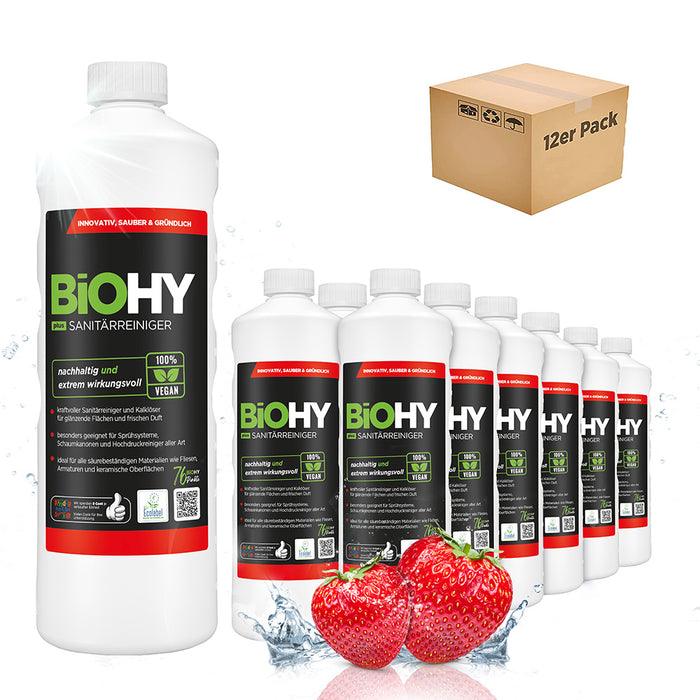 BiOHY sanitary cleaner, bathroom cleaner, limescale remover, bathroom cleaner