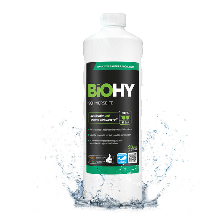 BiOHY soft soap, soft soap solution, floor cleaner, organic concentrate