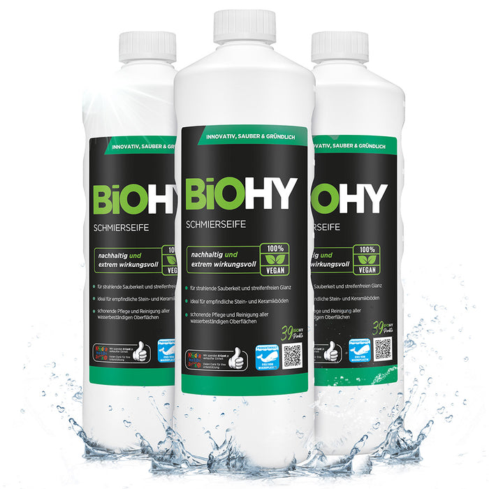 BiOHY soft soap, soft soap solution, floor cleaner, organic concentrate