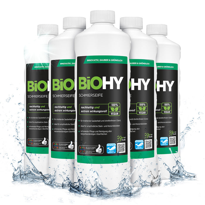 BiOHY soft soap, soft soap solution, floor cleaner, organic concentrate