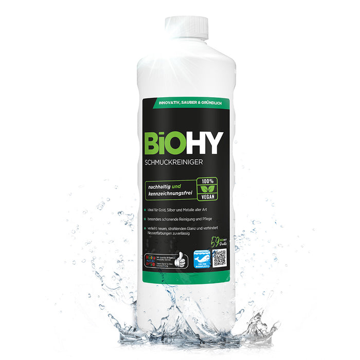 BiOHY jewelry cleaner, ultrasonic jewelry cleaner, cleaner for silver jewelry and gold, organic concentrate