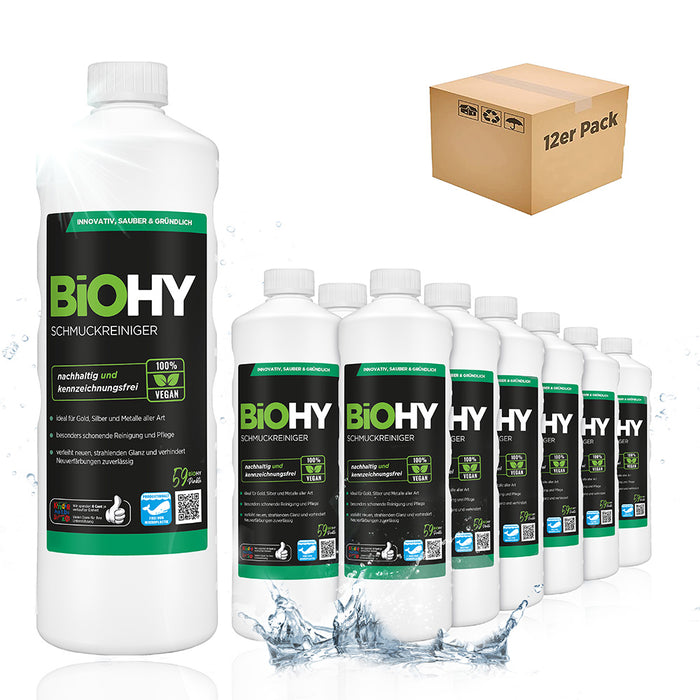 BiOHY jewelry cleaner, ultrasonic jewelry cleaner, cleaner for silver jewelry and gold, organic concentrate