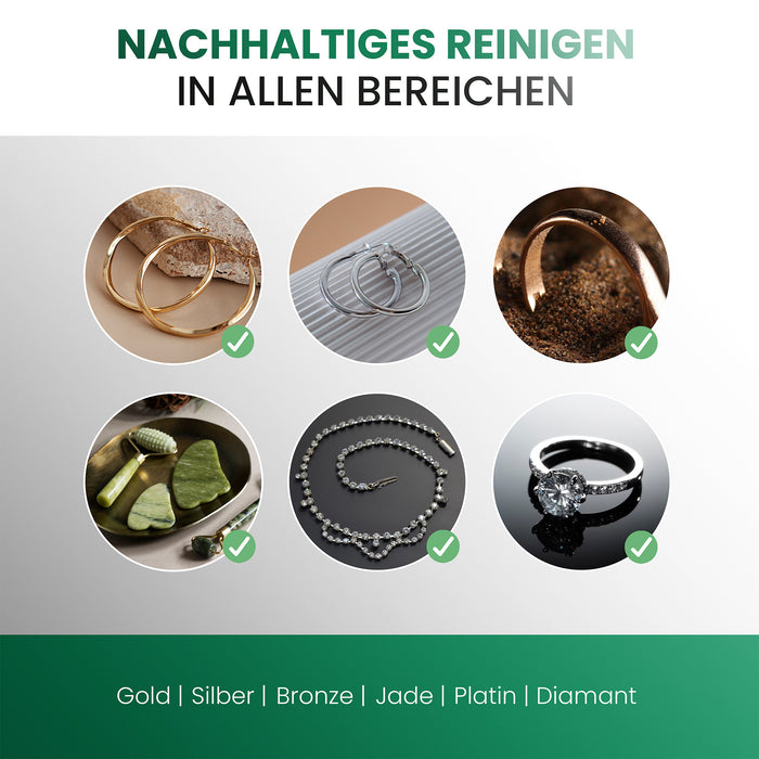 BiOHY jewelry cleaner, ultrasonic jewelry cleaner, cleaner for silver jewelry and gold, organic concentrate