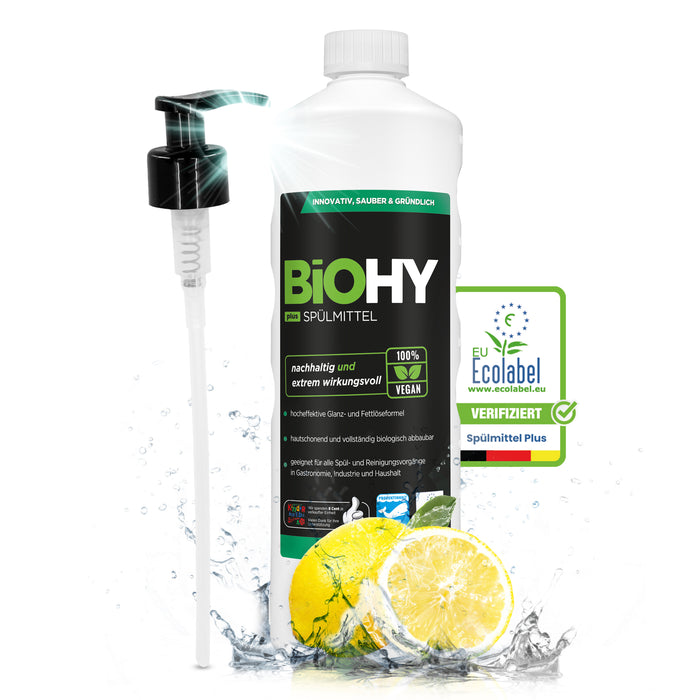 BiOHY washing-up liquid, dishwashing liquid, hand washing-up liquid, dishwashing liquid