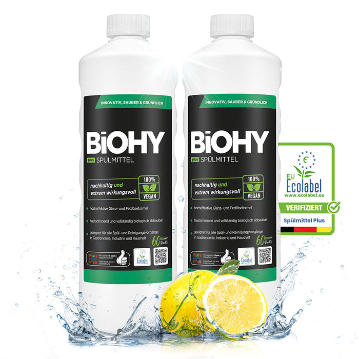 BiOHY washing-up liquid, dishwashing liquid, hand washing-up liquid, dishwashing liquid