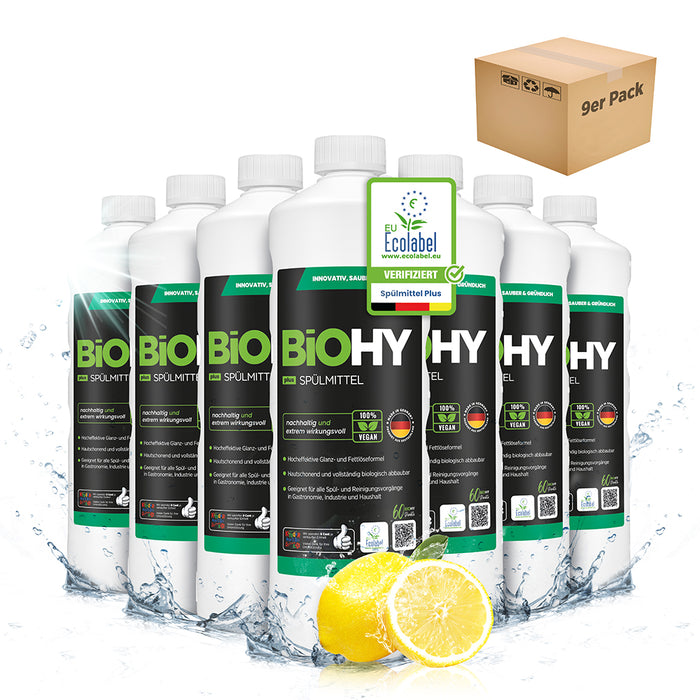 BiOHY washing-up liquid, dishwashing liquid, hand washing-up liquid, dishwashing liquid