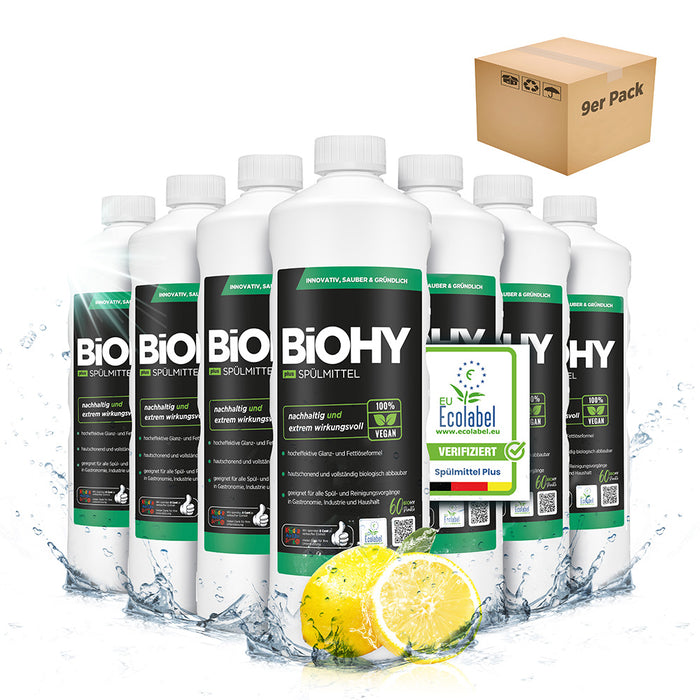 BiOHY washing-up liquid, dishwashing liquid, hand washing-up liquid, dishwashing liquid