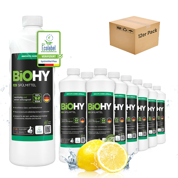 BiOHY washing-up liquid, dishwashing liquid, hand washing-up liquid, dishwashing liquid