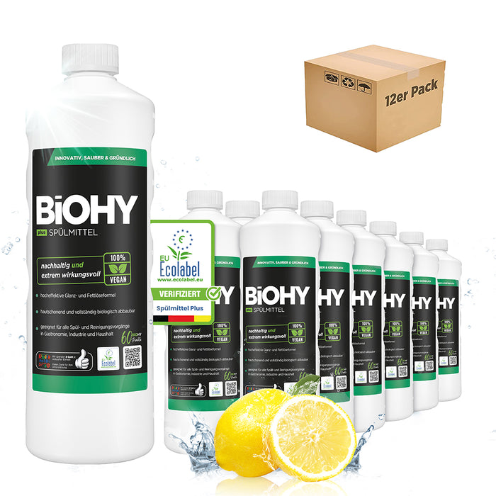 BiOHY washing-up liquid, dishwashing liquid, hand washing-up liquid, dishwashing liquid
