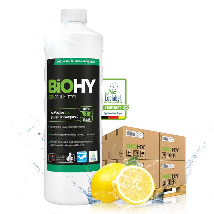 BiOHY washing-up liquid, dishwashing liquid, hand washing-up liquid, dishwashing liquid