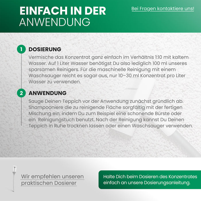 BiOHY carpet shampoo, carpet cleaner, spot cleaner, organic concentrate, B2B