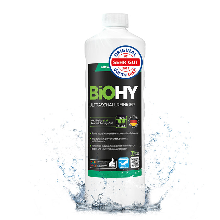 BiOHY ultrasonic cleaner, ultrasonic bath cleaner, ultrasonic cleaning agent, cleaner for ultrasonic device