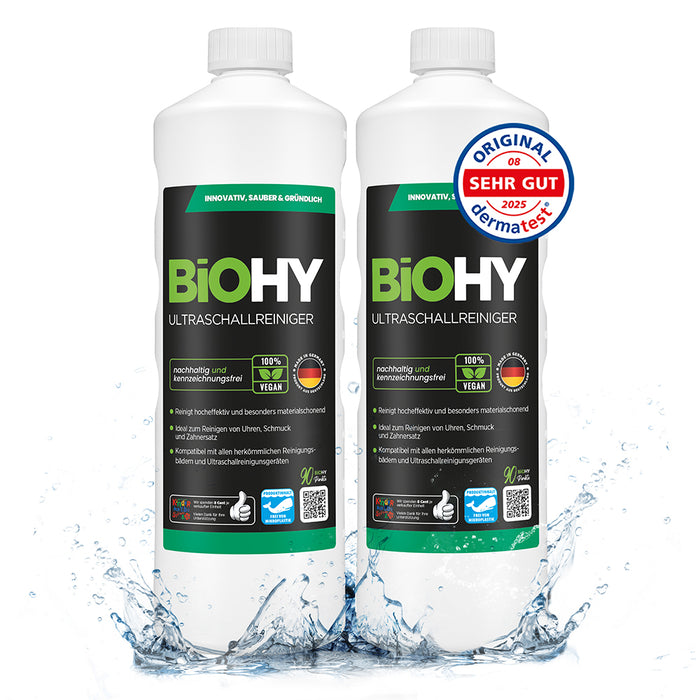 BiOHY ultrasonic cleaner, ultrasonic bath cleaner, ultrasonic cleaning agent, cleaner for ultrasonic device