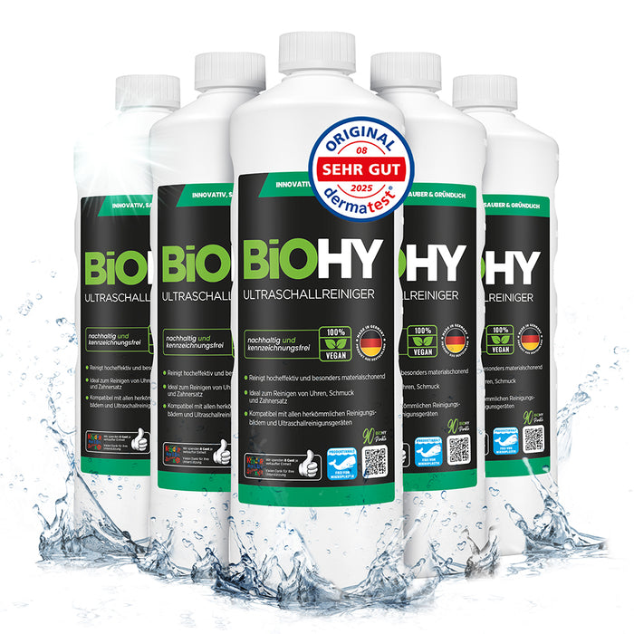 BiOHY ultrasonic cleaner, ultrasonic bath cleaner, ultrasonic cleaning agent, cleaner for ultrasonic device