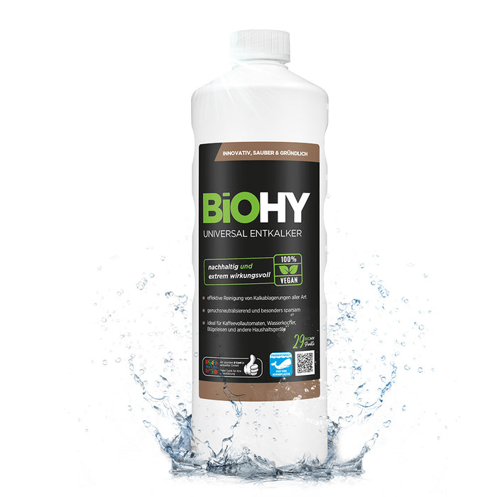 BiOHY universal descaler, descaler, organic limescale remover, limescale cleaner