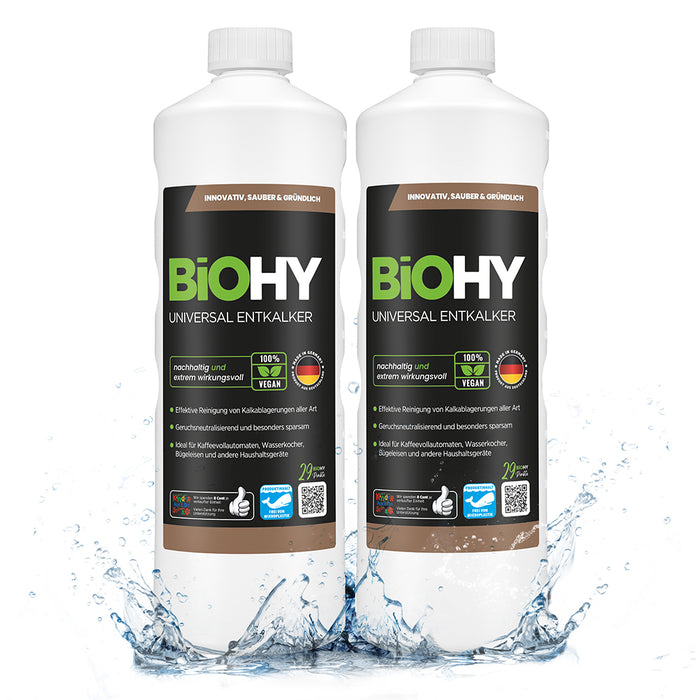 BiOHY universal descaler, descaler, organic limescale remover, limescale cleaner
