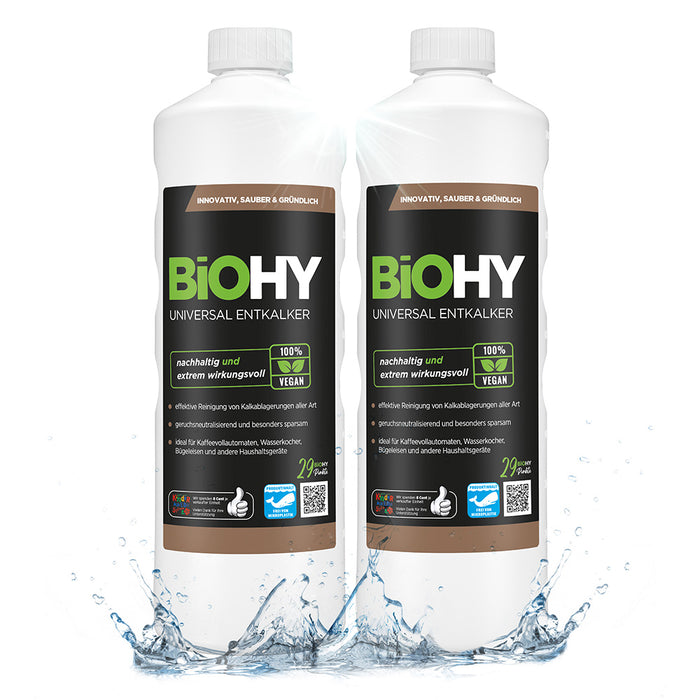 BiOHY universal descaler, descaler, organic limescale remover, limescale cleaner