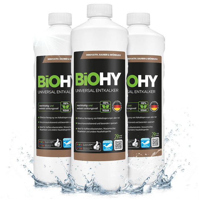 BiOHY universal descaler, descaler, organic limescale remover, limescale cleaner