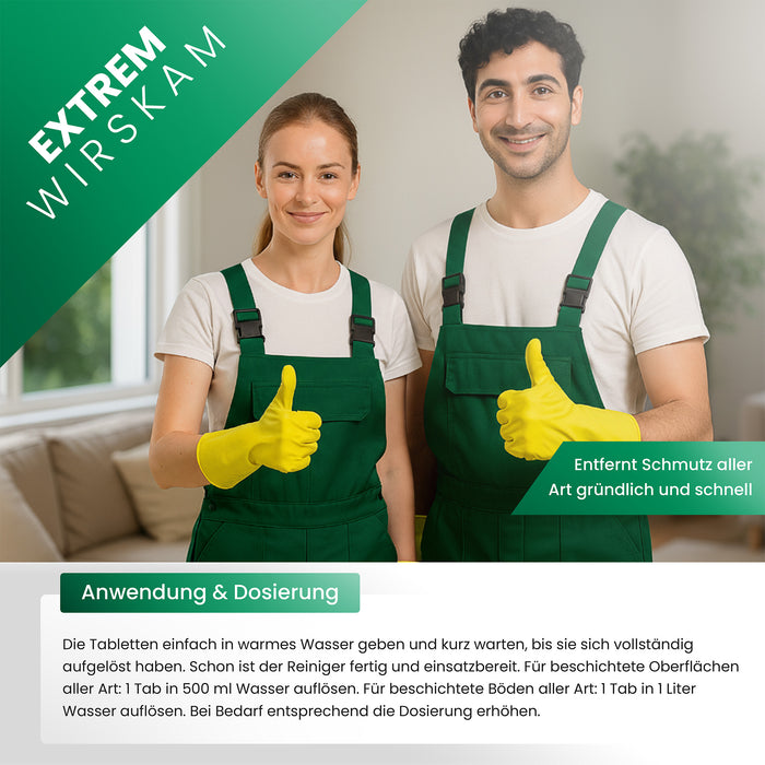 BIOHY universal cleaner tabs, cleaning agents, cleaning tablets, all-purpose cleaner tabs