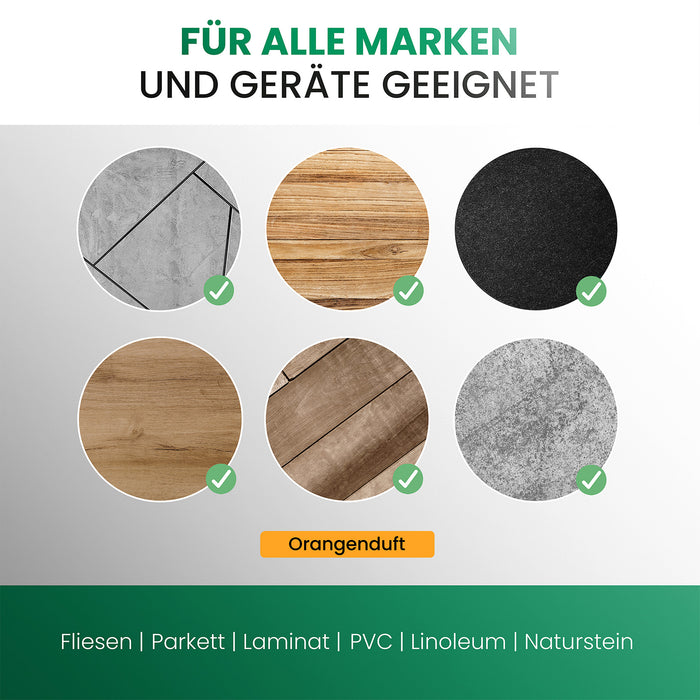 BiOHY Mopping robot cleaning agent for cleaning stations, cleaner for mopping robots, non-mudding floor cleaner, organic concentrate